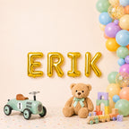 Folienballon Schriftzug männliche Namen (Erik) 35cm Höhe