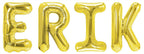 Folienballon Schriftzug männliche Namen (Erik) 35cm Höhe