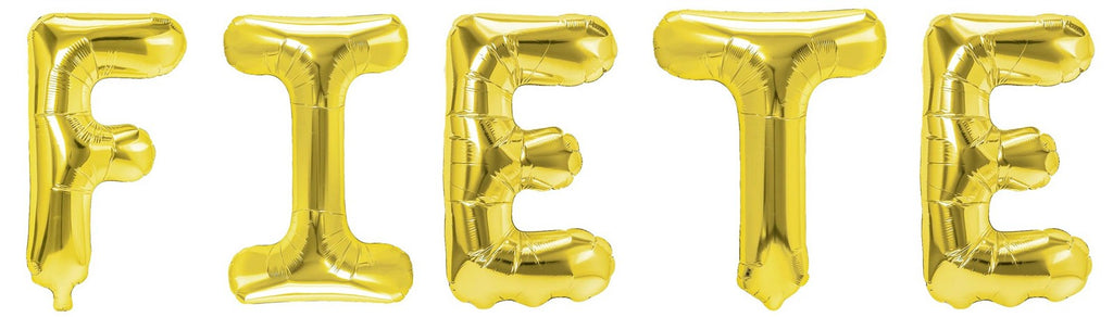 Folienballon Schriftzug männliche Namen (Fiete) 35cm Höhe