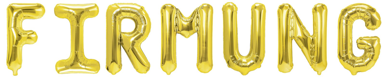 Folienballon Schriftzug (Firmung) - Gold, 35 cm