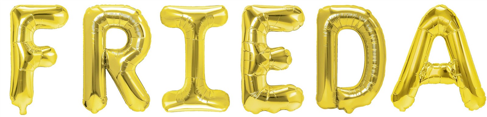 Folienballon Schriftzug weibliche Namen (Frieda) 35cm Höhe
