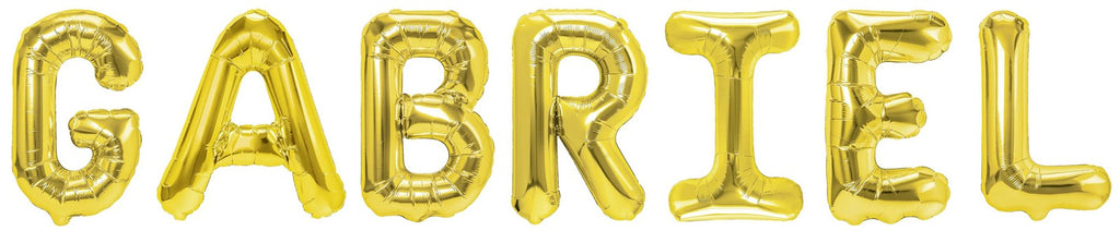 Folienballon Schriftzug männliche Namen (Gabriel) 35cm Höhe