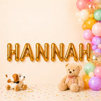 Folienballon Schriftzug weibliche Namen (Hannah) 35cm Höhe