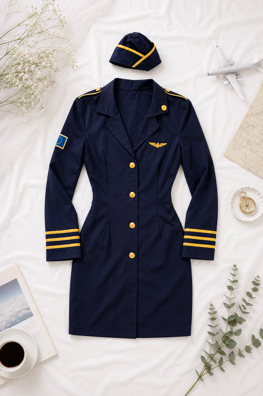 Kostüm Stewardess