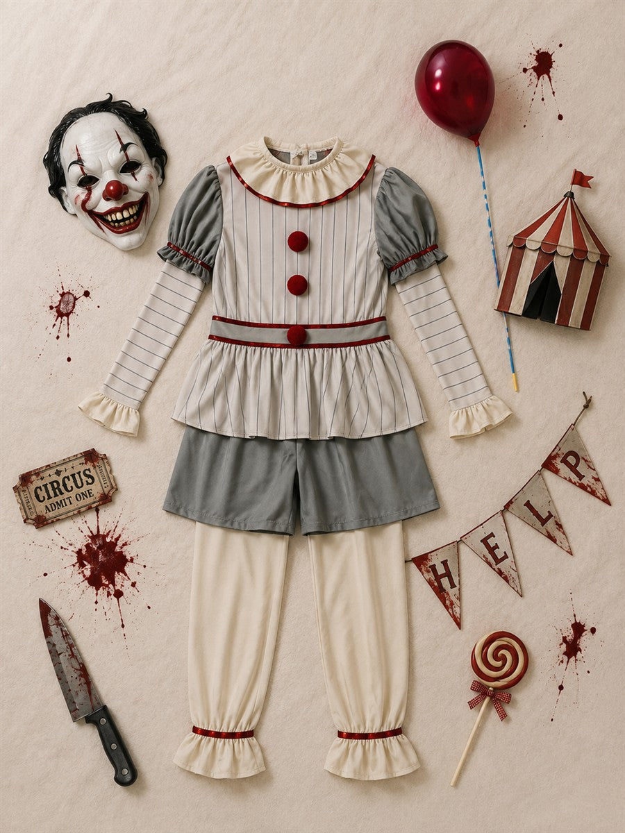 Kostüm Horror Clown Kinder (5-6)