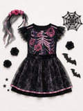 Kostüm Sugar Skull (1-2) 84cm Kleid & Haarreif