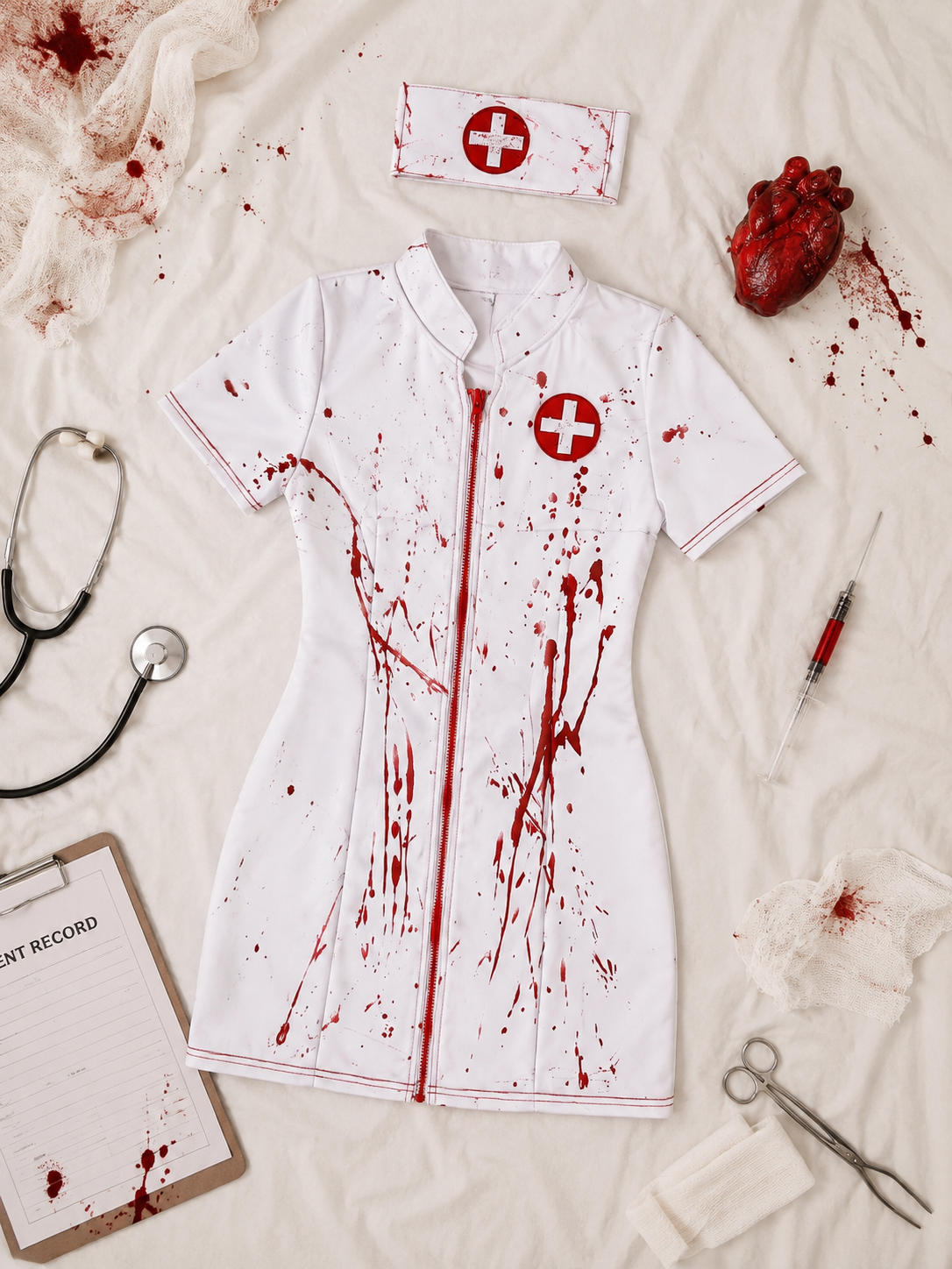 Kostüm Zombiekrankenschwester