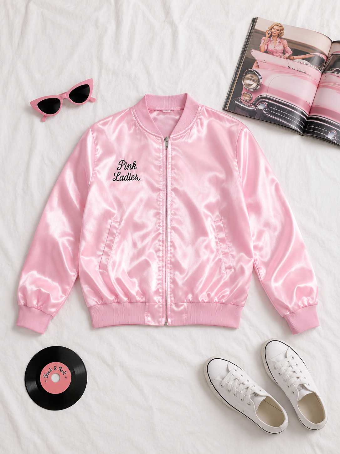 Kostüm Pink Jacket 80er (7-9) 128cm