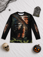Kostüm T-Shirt Zombie-Soldat