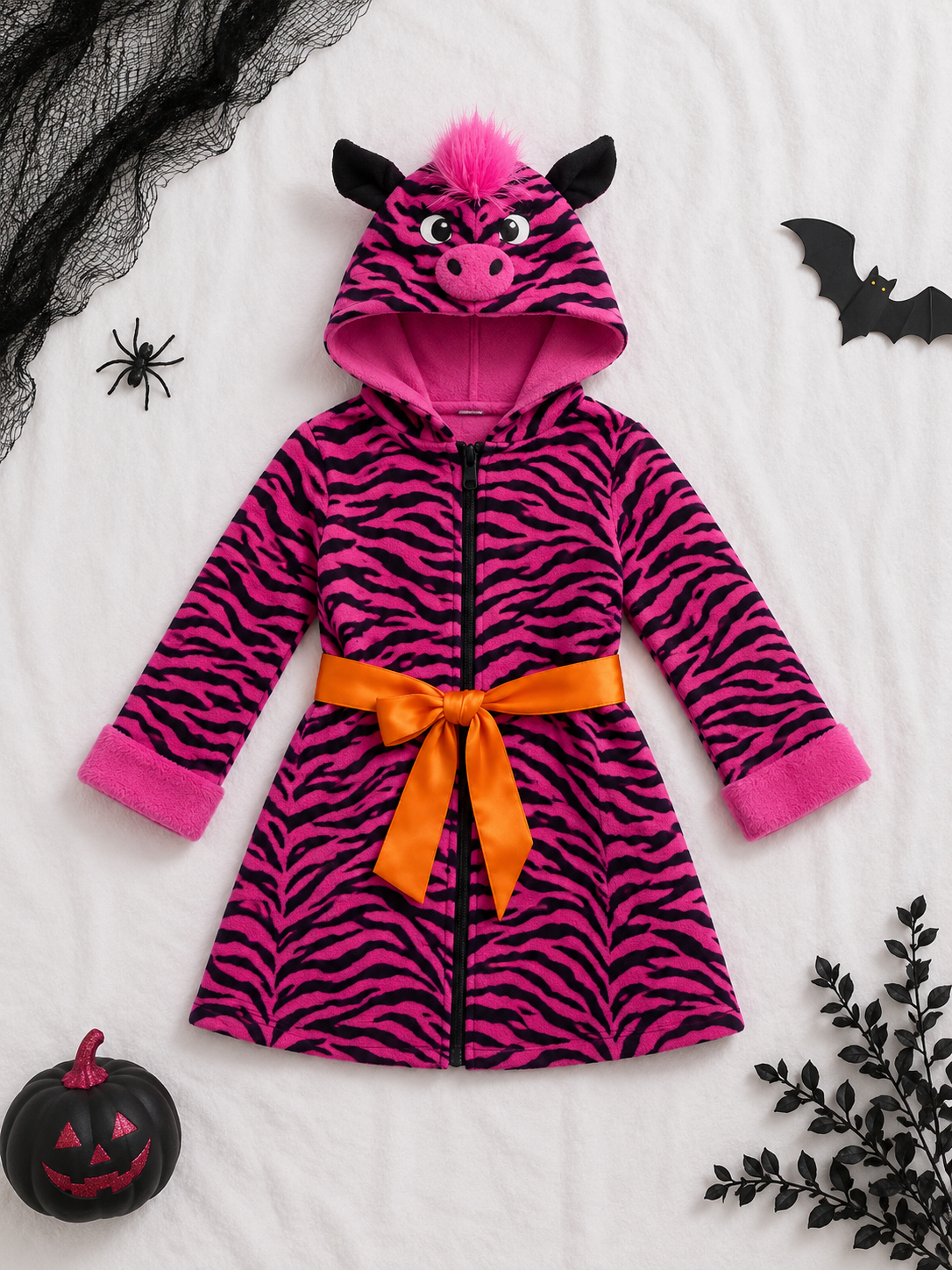 Kostüm Zebra rosa (10-12)