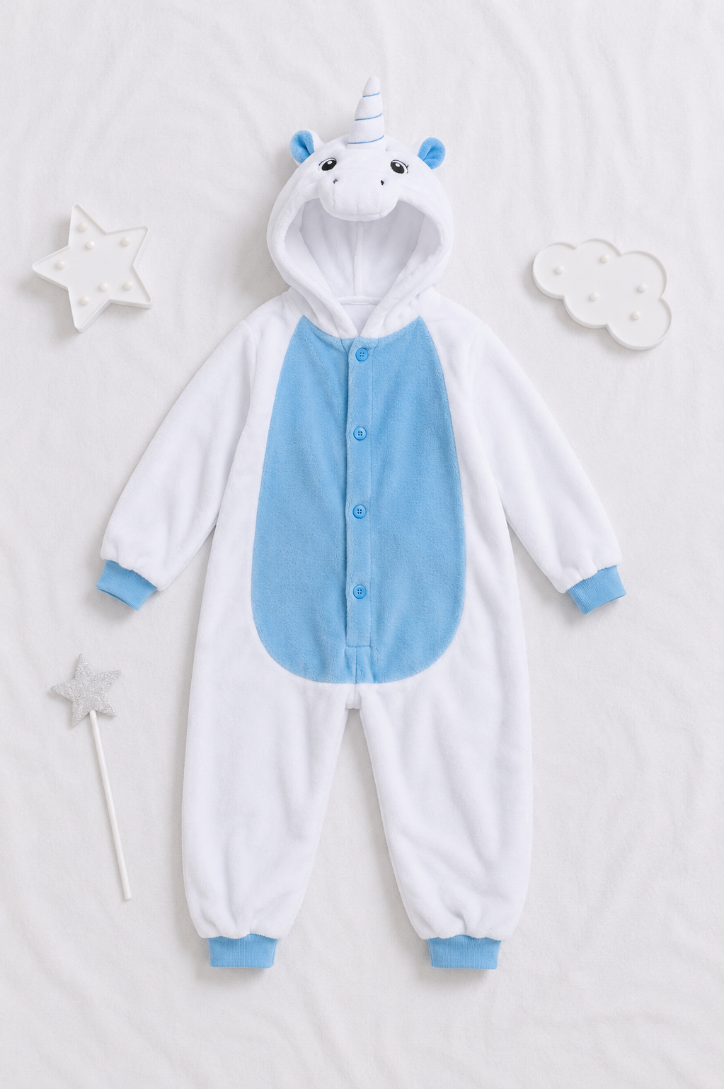 Kostüm Einhorn blau (3-4)