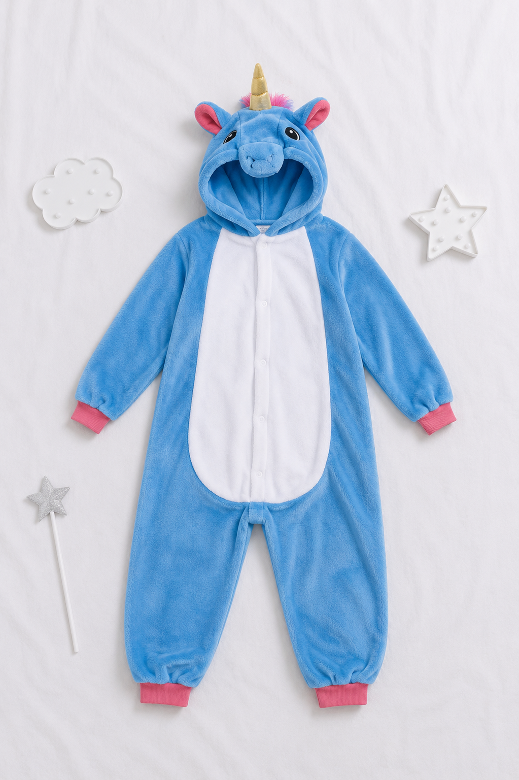 Kostüm Einhorn blau (3-4)