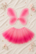 Faschingskostüm Fee 5-6 Jahre Flügel & Tutu