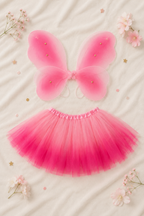 Faschingskostüm Fee 5-6 Jahre Flügel & Tutu