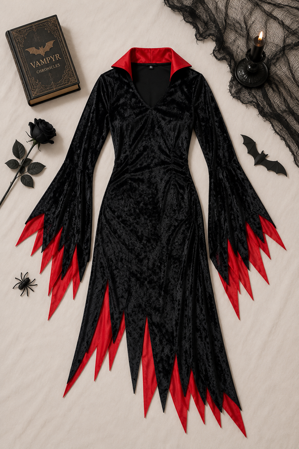 Kostüm Dark Mistress inkl. Halskette