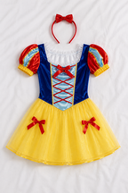 Köstum Prinzessin gelb/blau