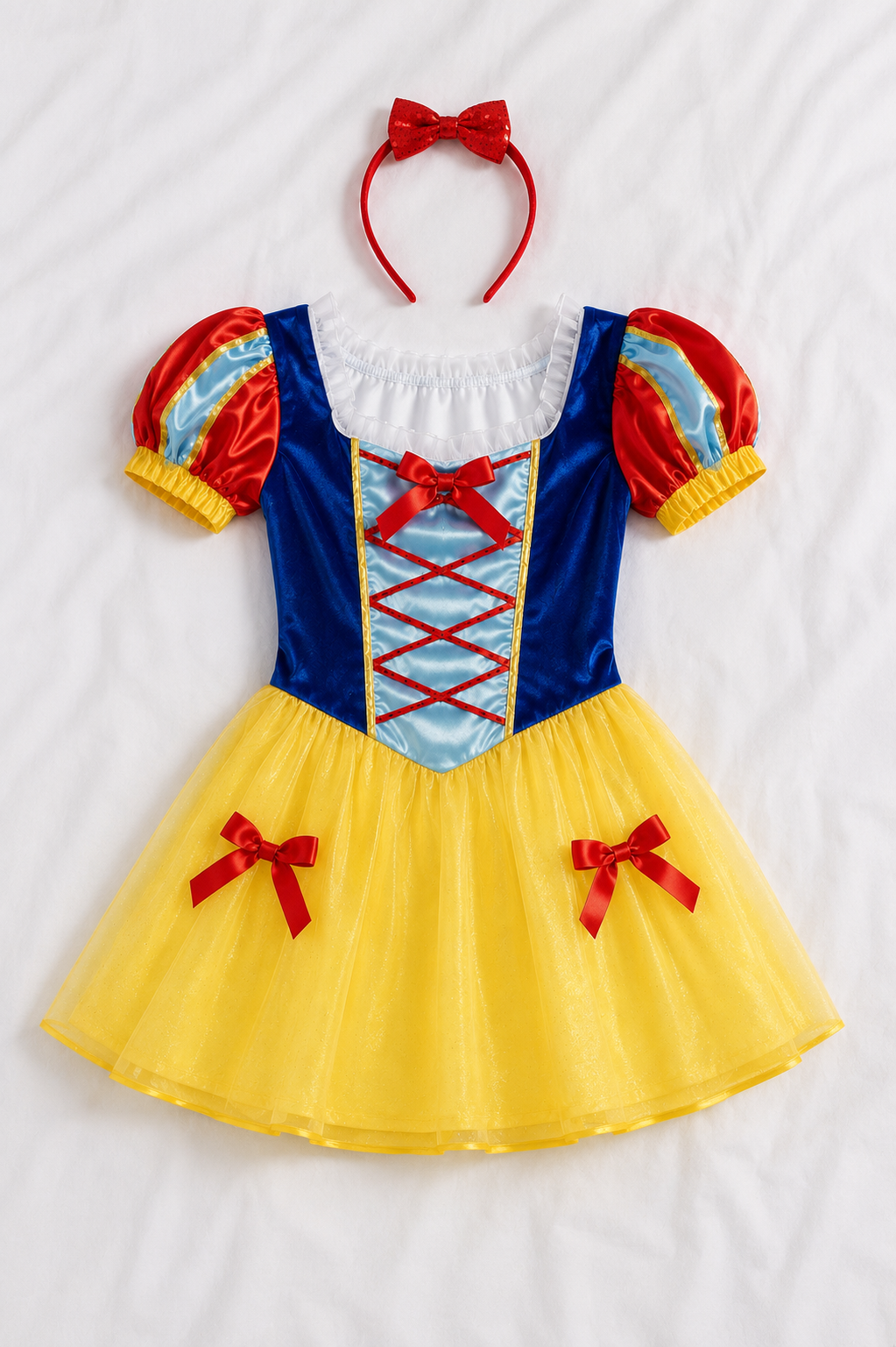Köstum Prinzessin gelb/blau