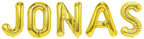 Folienballon Schriftzug männliche Namen (Jonas) 35cm Höhe