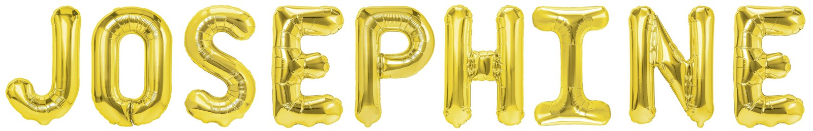 Folienballon Schriftzug weibliche Namen (Josephine) 35cm Höhe
