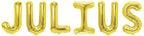 Folienballon Schriftzug männliche Namen (Julius) 35cm Höhe