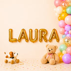 Folienballon Schriftzug weibliche Namen (Laura) 35cm Höhe