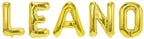 Folienballon Schriftzug männliche Namen (Leano) 35cm Höhe