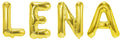 Folienballon Schriftzug weibliche Namen (Lena) 35cm Höhe