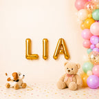 Folienballon Schriftzug weibliche Namen (Lia) 35cm Höhe