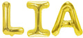 Folienballon Schriftzug weibliche Namen (Lia) 35cm Höhe
