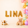 Folienballon Schriftzug weibliche Namen (Lina) 35cm Höhe