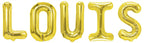 Folienballon Schriftzug männliche Namen (Louis) 35cm Höhe