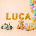 Folienballon Schriftzug männliche Namen (Luca) 35cm Höhe
