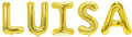 Folienballon Schriftzug weibliche Namen (Luisa) 35cm Höhe