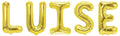 Folienballon Schriftzug weibliche Namen (Luise) 35cm Höhe