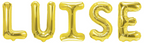 Folienballon Schriftzug weibliche Namen (Luise) 35cm Höhe