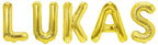 Folienballon Schriftzug männliche Namen (Lukas) 35cm Höhe