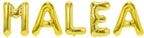 Folienballon Schriftzug weibliche Namen (Malea) 35cm Höhe