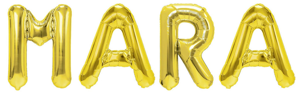 Folienballon Schriftzug weibliche Namen (Mara) 35cm Höhe