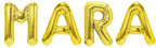 Folienballon Schriftzug weibliche Namen (Mara) 35cm Höhe
