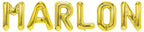 Folienballon Schriftzug männliche Namen (Marlon) 35cm Höhe