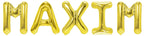 Folienballon Schriftzug männliche Namen (Maxim) 35cm Höhe