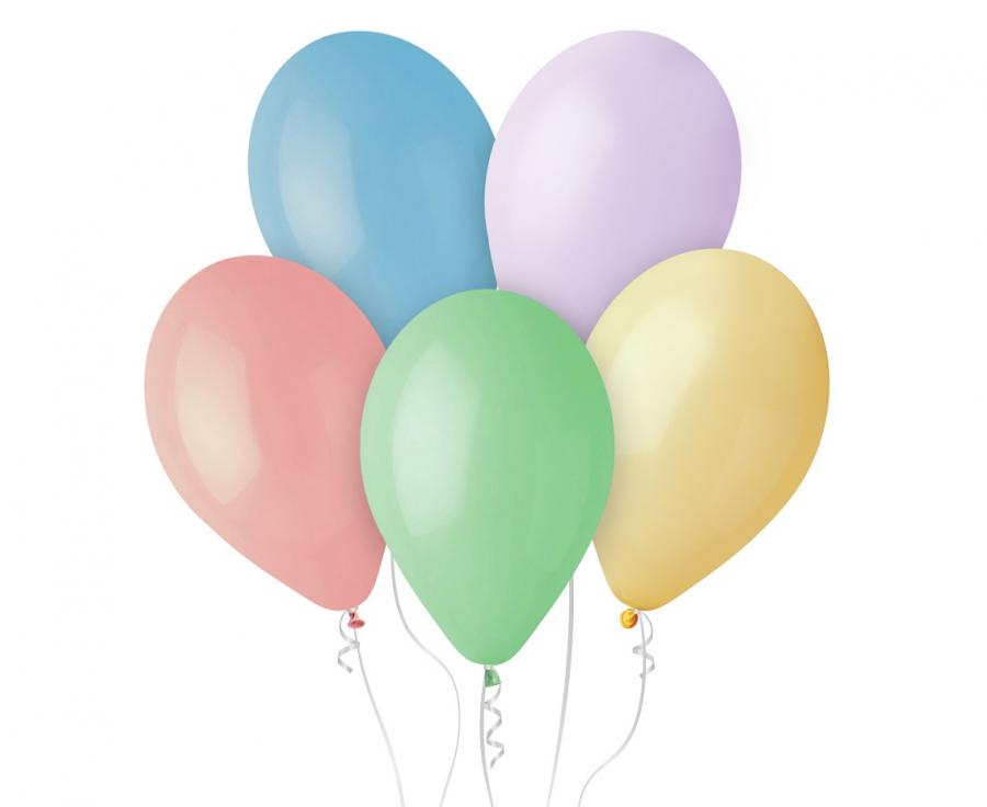 100x Latexballon G110 12"/30cm #MC Pastel Macaron Mix