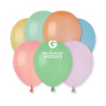 100x Latexballon A50 5"/13cm #MC Pastel Macaron Mix