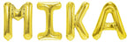 Folienballon Schriftzug männliche Namen (Mika) 35cm Höhe