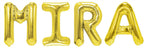 Folienballon Schriftzug weibliche Namen (Mira) 35cm Höhe