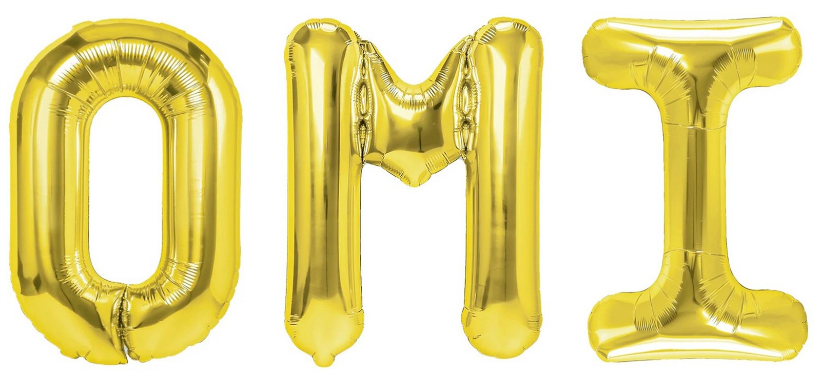 Folienballon Schriftzug (Omi) - Gold, 35 cm