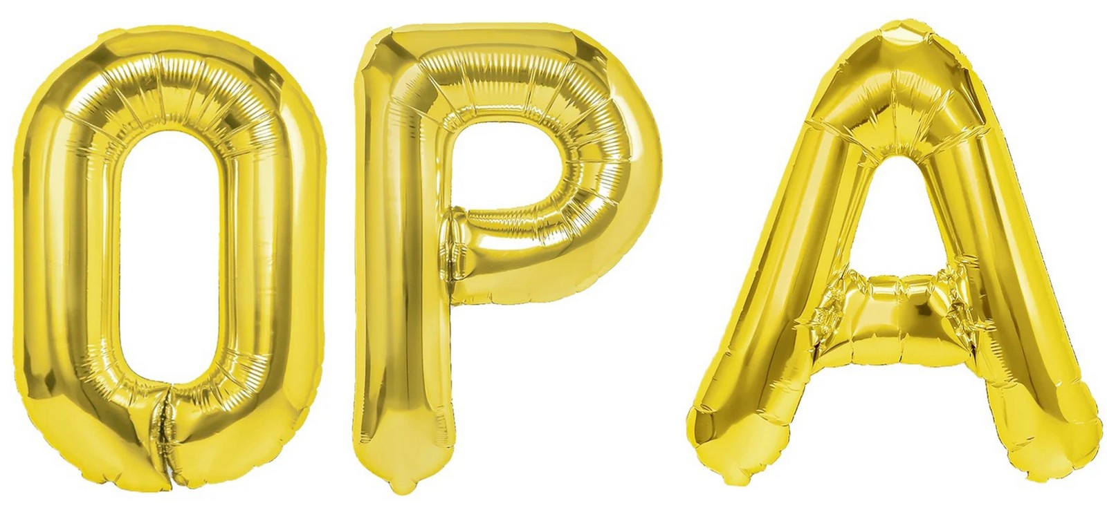 Folienballon Schriftzug (Opa) - Gold, 35 cm