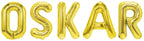 Folienballon Schriftzug männliche Namen (Oskar) 35cm Höhe