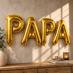 Folienballon Schriftzug (Papa) - Gold, 35 cm