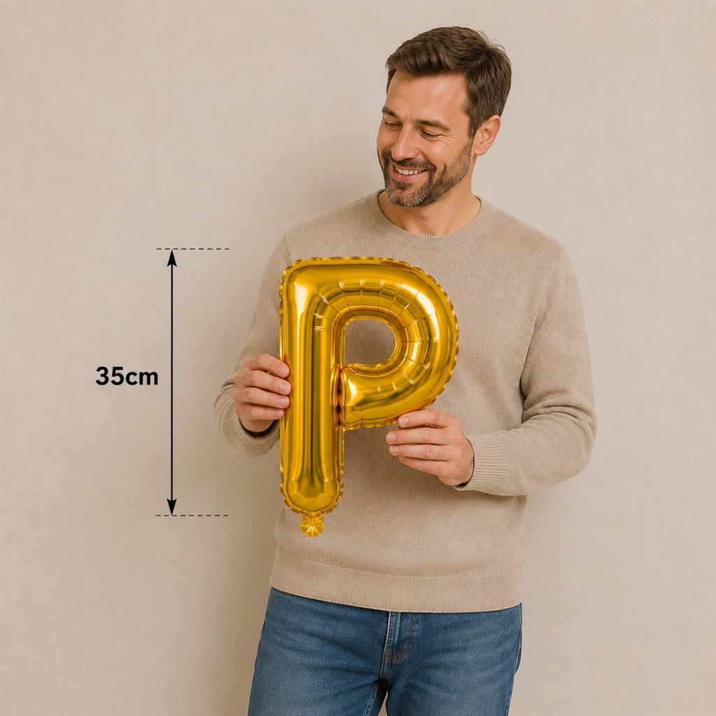 Folienballon Schriftzug (Papa) - Gold, 35 cm